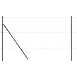 Słupek ogrodzeniowy. Inny 52 pcs Szary 3,2 x 3,2 x 200 cm Stal