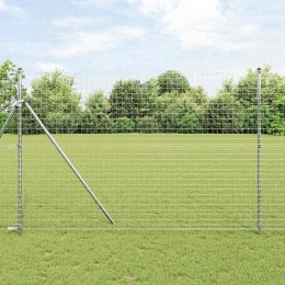 Słupek ogrodzeniowy. Inny 52 pcs Szary 3,2 x 3,2 x 210 cm Stal