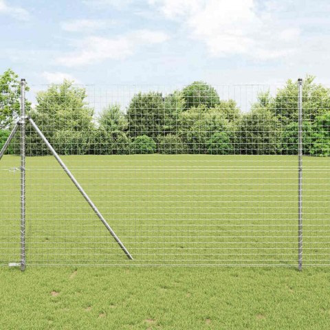 Słupek ogrodzeniowy. Inny 52 pcs Szary 3,2 x 3,2 x 210 cm Stal
