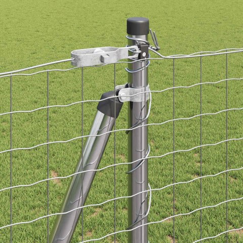 Słupek ogrodzeniowy. Inny 52 pcs Szary 3,2 x 3,2 x 78,5 cm Stal