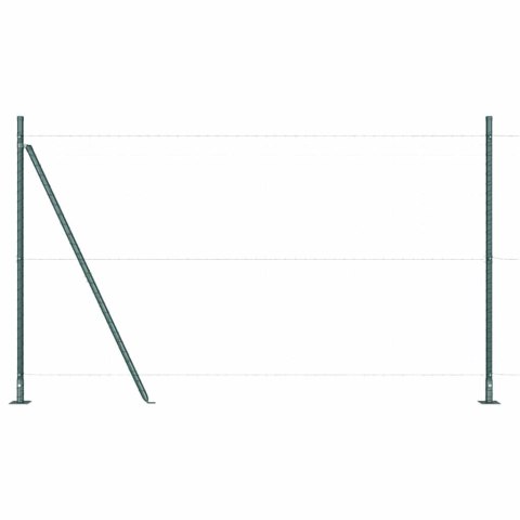 Słupek ogrodzeniowy. Inny 52 pcs Szary 3,2 x 3,2 x 83,5 cm Stal