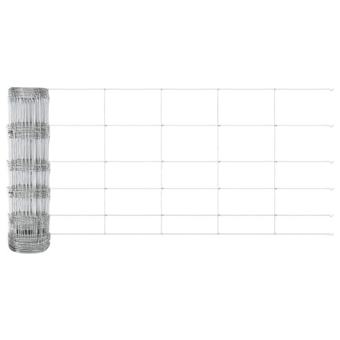 Ogrodzenie pastwiskowe Srebrny 100 x 0.8 m Stal galwanizowana