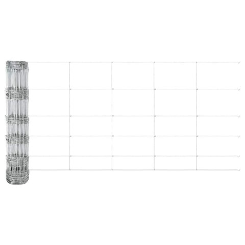 Ogrodzenie pastwiskowe Srebrny 100 x 0.8 m Stal galwanizowana