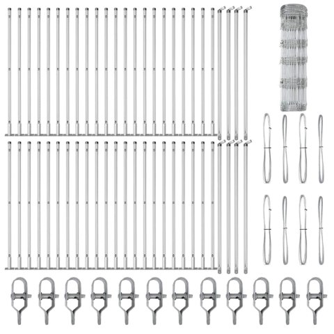 Ogrodzenie pastwiskowe Srebrny 100 x 0.8 m Stal galwanizowana