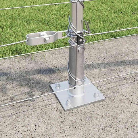 Ogrodzenie pastwiskowe Srebrny 100 x 0.8 m Stal galwanizowana