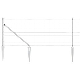 Ogrodzenie pastwiskowe Srebrny 50 x 0.8 m Stal galwanizowana