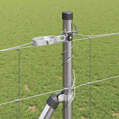 Ogrodzenie pastwiskowe Srebrny 50 x 1.2 m Stal galwanizowana