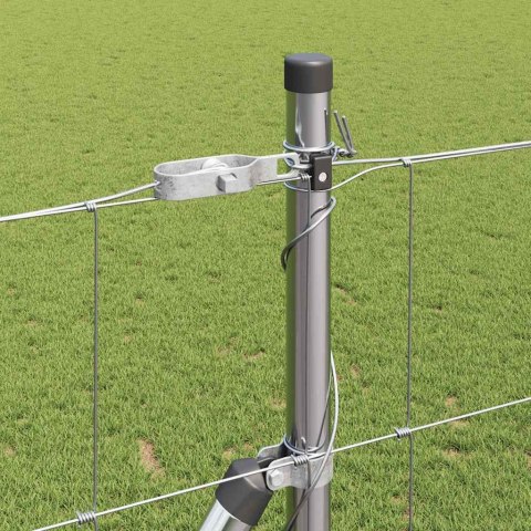Ogrodzenie pastwiskowe Srebrny 50 x 1.4 m Stal galwanizowana