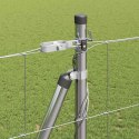 Ogrodzenie pastwiskowe Srebrny 50 x 1.5 m Stal galwanizowana