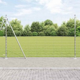 Ogrodzenie pastwiskowe Srebrny 50 x 1.5 m Stal galwanizowana