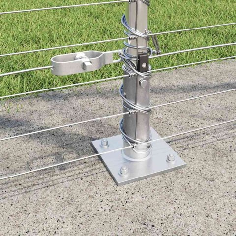 Ogrodzenie pastwiskowe Srebrny 50 x 1.5 m Stal galwanizowana