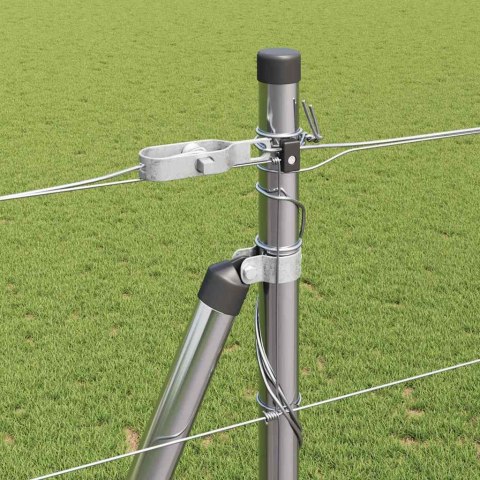 Ogrodzenie pastwiskowe Srebrny 50 x 1.5 m Stal galwanizowana