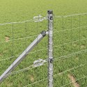 Ogrodzenie z słupkami Srebrny 0.4 x 50 m Stal