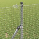Ogrodzenie z słupkami Srebrny 1.4 x 50 m Stal