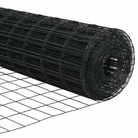 Ogrodzenie z słupkami Szary 0.4 x 50 m Stal
