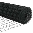 Ogrodzenie z słupkami Szary 0.6 x 50 m Stal