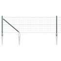 Ogrodzenie z słupkami Zielony 0.6 x 50 m Stal