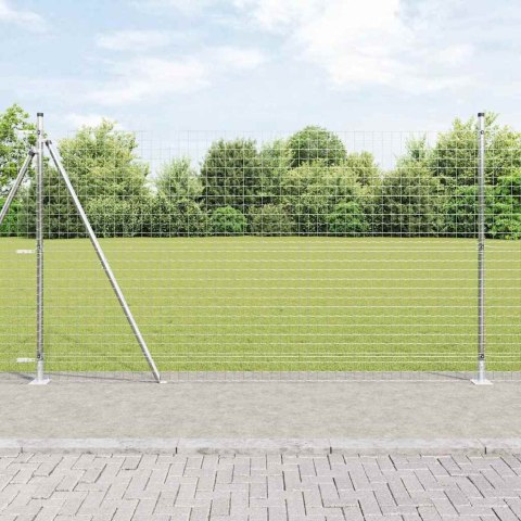 Słupek ogrodzeniowy. Inny 52 pcs Szary 3,2 x 3,2 x 88,5 cm Stal