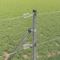 Ogrodzenie z słupkami Srebrny 0.6 x 100 m Stal