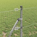 Ogrodzenie z słupkami Srebrny 0.6 x 100 m Stal
