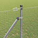 Ogrodzenie z słupkami Srebrny 1.2 x 50 m Stal