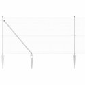 Ogrodzenie z słupkami Srebrny 1.4 x 50 m Stal