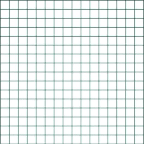 Ogrodzenie z słupkami Zielony 0.4 x 100 m Stal