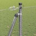 Ogrodzenie z słupkami Srebrny 1.2 x 50 m Stal