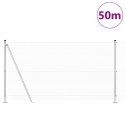 Ogrodzenie z słupkami Srebrny 1.2 x 50 m Stal
