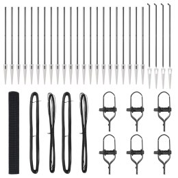 Ogrodzenie z słupkami Szary 1.4 x 50 m Stal