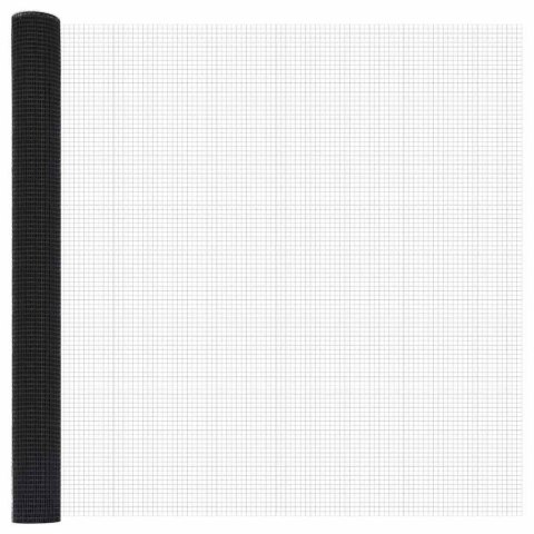 Ogrodzenie z słupkami Szary 1.5 x 50 m Stal