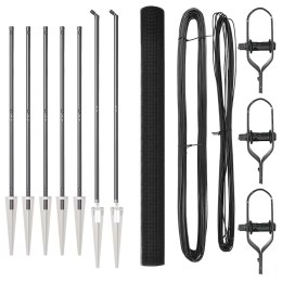 Ogrodzenie z słupkami Szary 1.5 x 50 m Stal