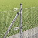 Ogrodzenie z słupkami Srebrny 0.6 x 100 m Stal