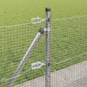 Ogrodzenie z słupkami Srebrny 0.6 x 100 m Stal