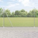 Ogrodzenie z słupkami Srebrny 1.6 x 50 m Stal