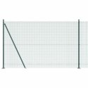 Ogrodzenie z słupkami Zielony 1.5 x 50 m Stal