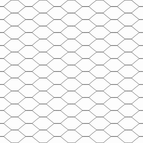 Ogrodzenie z słupkami Szary 1.2 x 50 m Stal pokryta PCV
