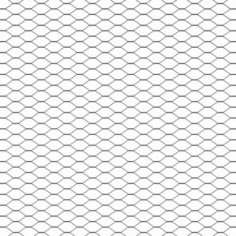 Ogrodzenie z słupkami Szary 1.5 x 50 m Stal pokryta PCV