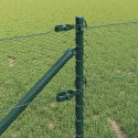 Ogrodzenie z słupkami Zielony 0.6 x 100 m Stal pokryta PCV