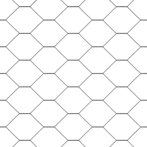 Ogrodzenie z słupkami Szary 1.5 x 100 m Stal pokryta PCV