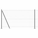 Ogrodzenie z słupkami Szary 1.6 x 100 m Stal pokryta PCV
