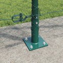 Ogrodzenie z słupkami Zielony 1.2 x 100 m Stal pokryta PCV