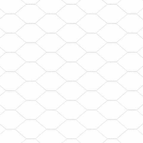 Ogrodzenie z słupkami Srebrny 1.6 x 100 m Stal pokryta PCV