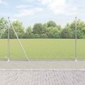 Ogrodzenie z słupkami Srebrny 1.6 x 50 m Stal pokryta PCV