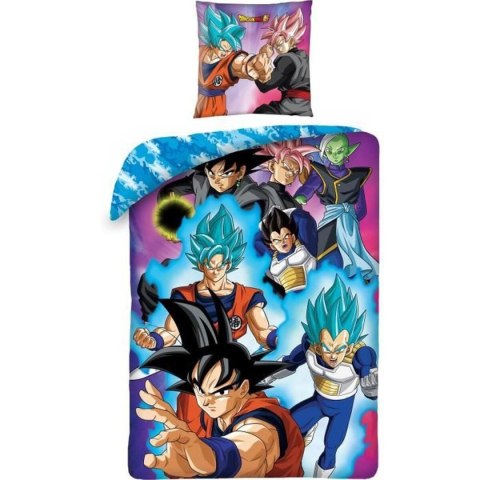 Komplet poszewek na kołdrę Dragon Ball 25 x 5 x 29 cm Wielokolorowy Łóżko 140 2 Części