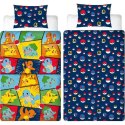 Komplet poszewek na kołdrę Pokémon 25 x 5 x 29 cm Wielokolorowy Łóżko 140 2 Części