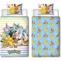 Komplet poszewek na kołdrę Pokémon 25 x 5 x 30 cm Wielokolorowy Łóżko 140 2 Części