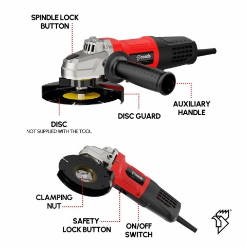 Szlifierka kątowa Casals cag71051 710 W