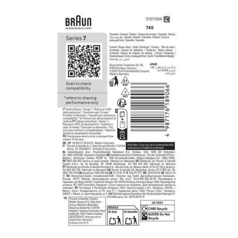 Główka do Szczoteczki do Zębów Braun 189066