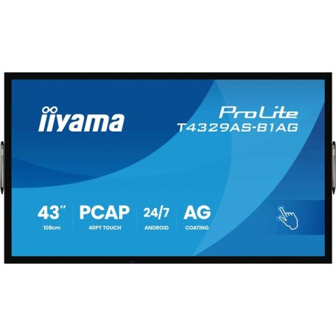 Monitor Videowall Iiyama T4329AS-B1AG 4K Ultra HD 43"